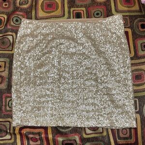 Cache Gold Sequin Pencil Skirt